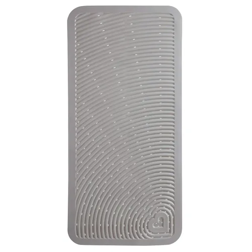 Vista 5 de Munchkin® High 'n Dry™ Organizador y almacenamiento de juguetes de baño, tapete de baño acolchado gris y Soft Spot™ para niños, gris