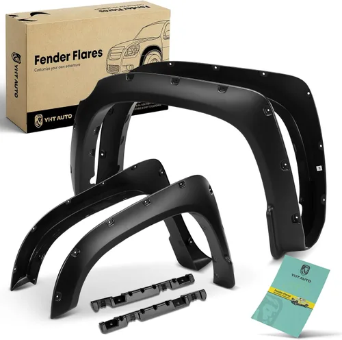 Vista 12 de YHTAUTO Guardabarros estilo remachado con pernos de bolsillo para Toyota