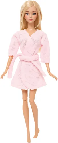 Vista 3 de Ropa de dormir para muñeca, ropa de noche, ropa de dormir para muñeca de niña de 11.5 pulgadas Ropa de descanso, traje de cama, ropa de noche