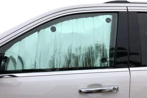 Vista 2 de Juego de 2 parasoles laterales para Nissan Leaf 2018 2019 2020 2021 2022