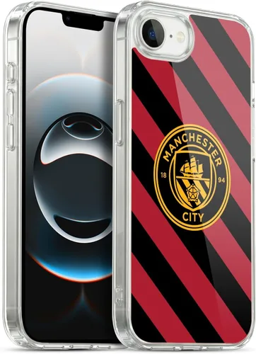 Vista 76 de Head Case Designs Funda de gel con licencia oficial del Manchester City Man City FC Away 2022/23 [protección de grado militar] compatible con Apple