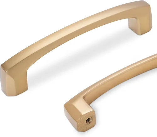 Vista 30 de COTYKILEY - Paquete de 10 manijas de gabinete de cocina color latón envejecido de 3 pulgadas (76mm), accesorios dorados para gabinetes de cocina
