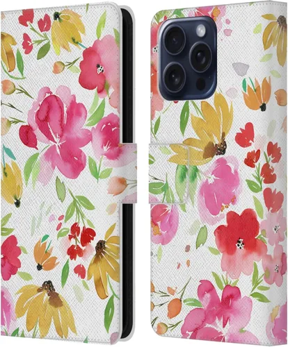 Vista 222 de Head Case Designs Officially Licensed Ninola Butterfly Nature Spring Floral Leather Wallet Case Compatible with Samsung Galaxy A07 4G