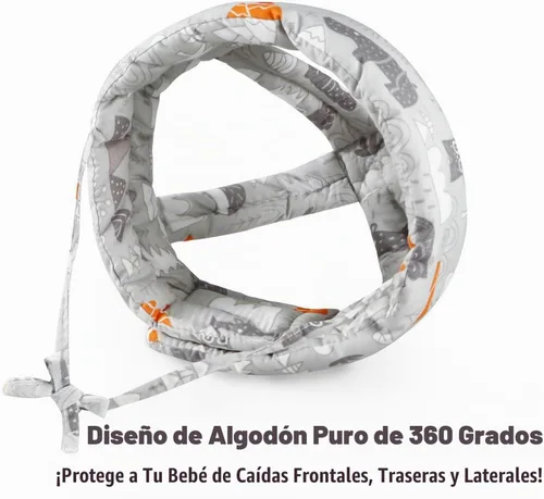 Vista 4 de PandaEar - Casco de bebé para gatear y caminar, protector de cabeza