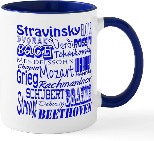 Vista 7 de CafePress Classical Composers - Taza de café de cerámica de 11 oz (11.0 fl oz)