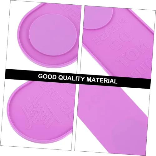 Vista 3 de VILLCASE Moldes de silicona, 2 moldes para manualidades para pomo de puerta, moldura decorativa