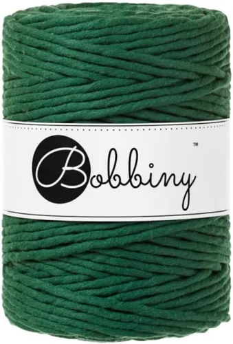 Vista 19 de Bobbiny Cordón de macramé XXL de 0.197 in de una sola capa (aguamarina), 108 yardas/330 pies (100% algodón reciclado)