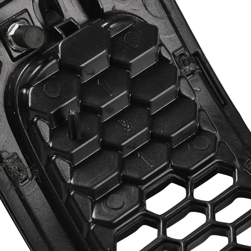 Vista 7 de JSCARLIFE J-eep Cherokee 2014-2018 - Kit de 7 piezas de insertos de rejilla de panal de abeja, cubiertas de malla estilo OEM, instalación con clip
