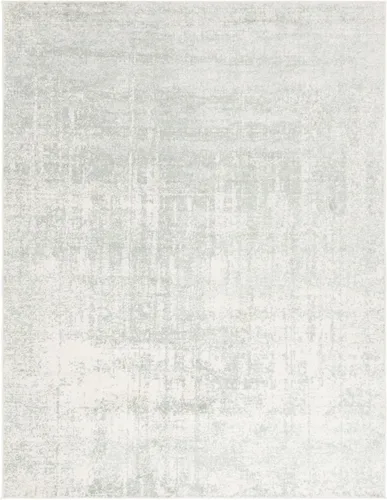Vista 46 de SAFAVIEH Adirondack Collection - Alfombra de pasillo de 2 pies 1 pulgada x 8 pies, beige y pizarra, diseño abstracto moderno, no desprende pelusa