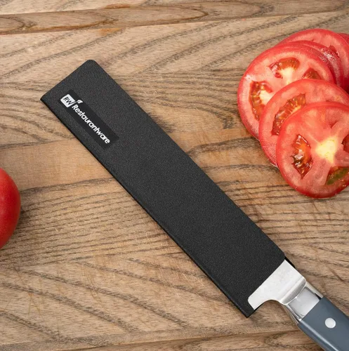Vista 4 de Restaurantware -Sensei - Funda para cuchillos de 8.5 x 2 pulgadas, 1 protector de cuchillo - Se adapta a Santoku y cuchillo de chef, forro
