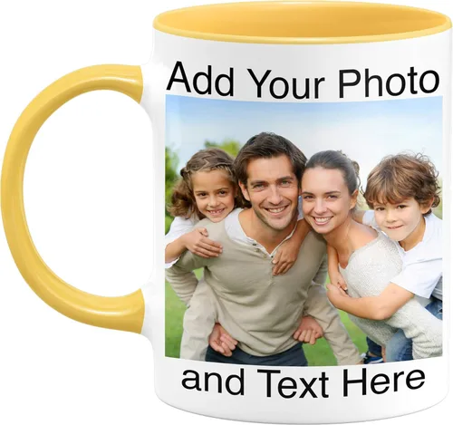 Vista 5 de Taza mágica personalizada, taza de café personalizada con cambio de color, taza de café personalizada de 11 onzas con foto, imagen, taza de café