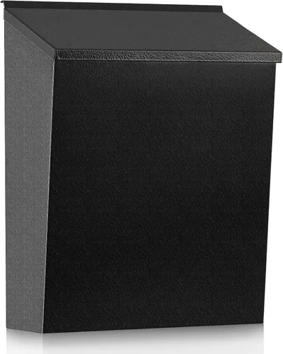 Vista 12 de KYODOLED Buzón de pared con bloqueo, buzón con cerradura de combinación para exterior, caja de seguridad para llaves de efectivo con código