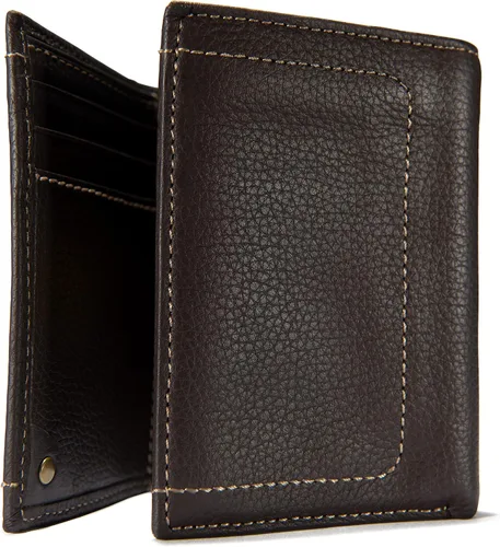 Vista 4 de Carhartt Carteras duraderas de tres pliegues, disponibles en estilos de cuero y lona
