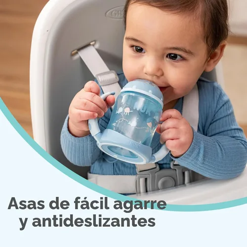 Vista 4 de NUK First Choice - Vaso para aprender 2.0, 5 onzas, con asas, a prueba de derrames, a prueba de fugas, vaso con popote suave, paquete de 2