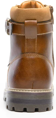 Vista 4 de Bruno Marc - Botas para hombre de combate estilo Oxford para motocicleta