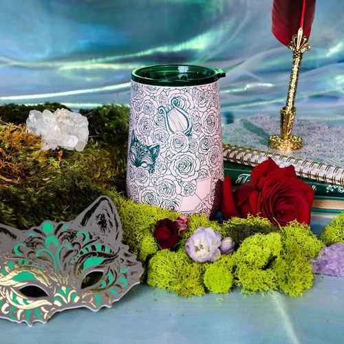 Vista 7 de Sarah J. Maas A Court Of Thorns and Roses - Vaso de vino de 16 onzas