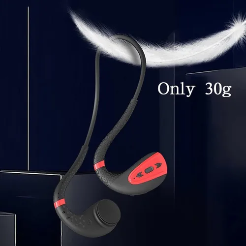 Vista 3 de IKXO Auriculares impermeables de conducción ósea Bluetooth 5.0 Auriculares inalámbricos IPX8 Oreja abierta Bluetooth Auriculares de gimnasio