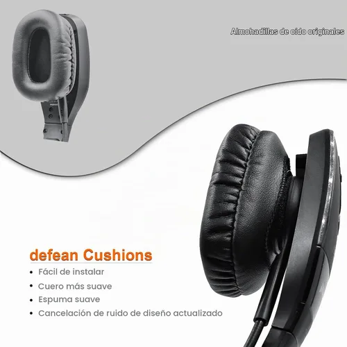 Vista 7 de Defean Almohadillas para auriculares BlueParrott B450-XT B450XT S450-XT