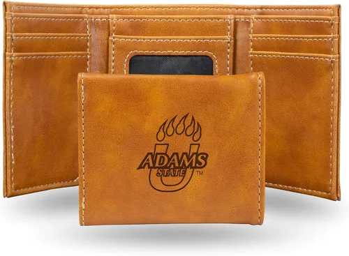 Vista 84 de NCAA Rico Industries - Billetera triple grabada con láser, con grabado láser, accesorio para hombre