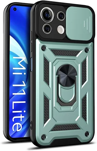 Vista 201 de Compatible con Tecno Pova Neo 2 Bracket Shell, con cubierta deslizante para lente de cámara compatible con Tecno Pova Neo 2 LG6n Case Negro