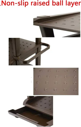 Vista 5 de Zapatero de plástico, estante de almacenamiento de zapatos de cinco capas, estante de almacenamiento de zapatos estrecho, estante de almacenamiento