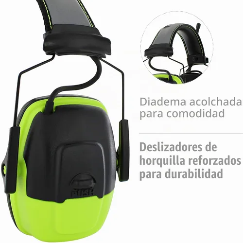 Vista 8 de Orejeras de estéreo Howard Leight con protección auditiva sincronizada (1030110)