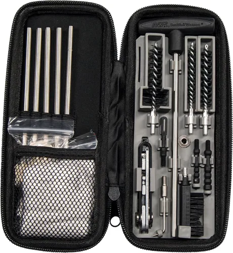 Vista 4 de Smith & Wesson Compact Cleaning Kit, Compatible with Rifles, Pistols, and Handguns, for Cleaning, Maintenance, and Gunsmithing