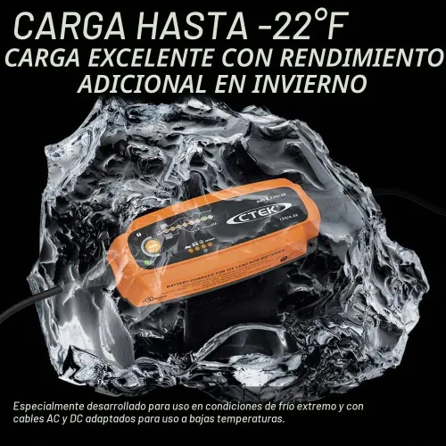 Vista 4 de CTEK (56-958) Cargador de batería de 8 pasos MUS 4,3 POLAR de 12 voltios completamente automático.