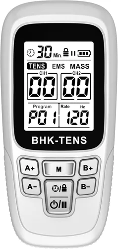 Vista 10 de Estimulador Muscular EMS para Terapia de Alivio del Dolor, Máquina de Unidad Electrónica EMS TENS para Alivio del Dolor de Hombro, Masajador TENS