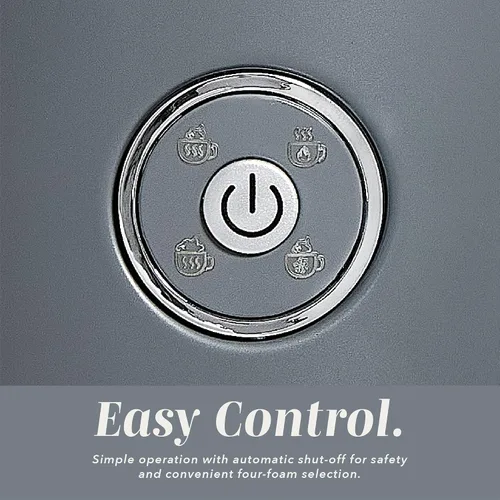 Vista 5 de COOK WITH COLOR Vaporizador y espumador eléctrico 4 en 1, calentamiento y espuma de 2 minutos, máquina de espuma fría y caliente para café, latte