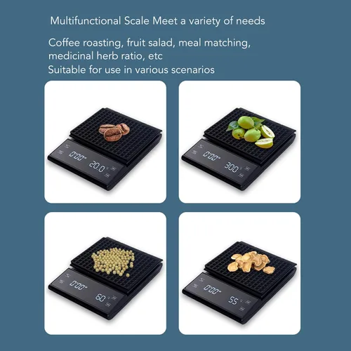 Vista 8 de Báscula digital de cocina, 105.82 oz/0.00 oz de alta precisión para alimentos, báscula digital de gramos y onzas para pérdida de peso, dieta