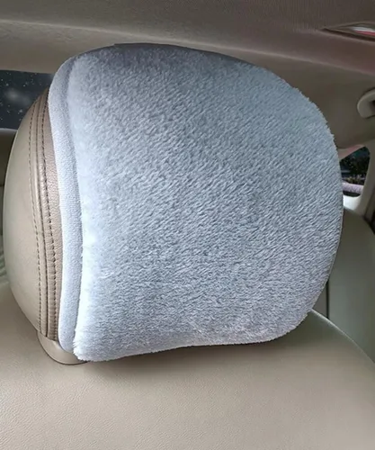 Vista 6 de Paquete de 2 fundas universales para reposacabezas de automóvil, transpirables, flexibles, elásticas, ajuste universal para todos los accesorios