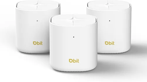 Vista 10 de DBIT AX1800 WiFi 6 Sistema Wi-Fi de malla para todo el hogar, cobertura de doble banda de hasta 2,100 pies cuadrados y 150 dispositivos, enrutador