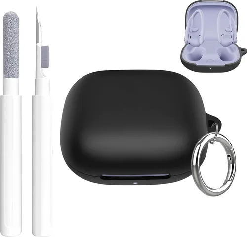 Vista 8 de Aircawin - Funda para Beats Powerbeats Pro 2, con purpurina transparente brillo claro