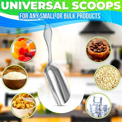 Vista 5 de 20 cucharadas pequeñas para botes – Mini cucharadas para dulces, 5.8 pulgadas de longitud de acero inoxidable pequeñas cucharas de alimentos