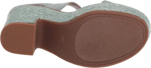 Vista 4 de Lucky Brand Yidris - Sandalias de tacón con plataforma para mujer