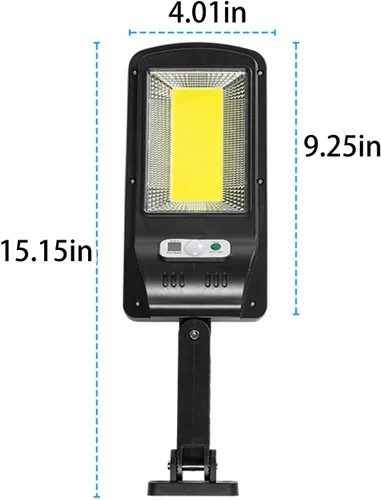 Vista 2 de Luces solares impermeables IP65 para exteriores, sensor de movimiento para valla, patio, decoración de pared, luces solares para exteriores con 3