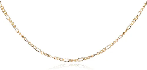 Vista 14 de JOE FOREMAN Cadena de latón de 39.4 in con oro de 14 quilates para collar y joyería, 39 pulgadas