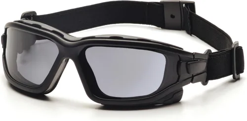 Vista 6 de PYRAMEX I-Force Sporty Dual Pane Anti-Fog Goggle, Black Frame/Clear Anti-Fog Lens
