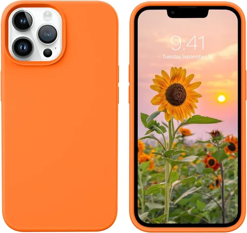 Vista 112 de GUAGUA Funda compatible con iPhone 17 Pro Max de 6.9 pulgadas, silicona líquida, goma de gel suave, delgada, forro de microfibra delgada