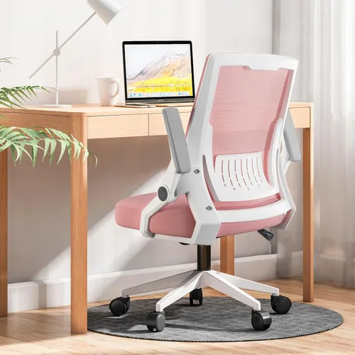 Vista 7 de GTPOFFICE Silla de oficina ergonómica, silla de escritorio para computadora cómoda con soporte lumbar ajustable, silla de oficina de malla