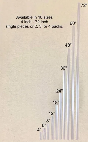 Vista 5 de Bisagra de PVC transparente estilo piano para 1/4" (6 mm) Material: sin tornillos ni pegamento - DIY para plexiglás, acrílico, vidrio y más
