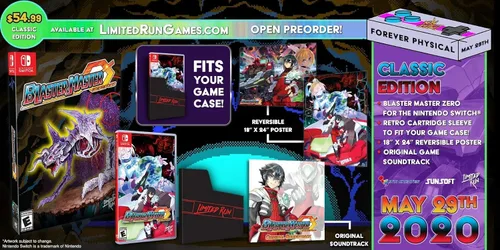 Vista 2 de Switch Limited Run #73 Blaster Master Zero Classic Edition