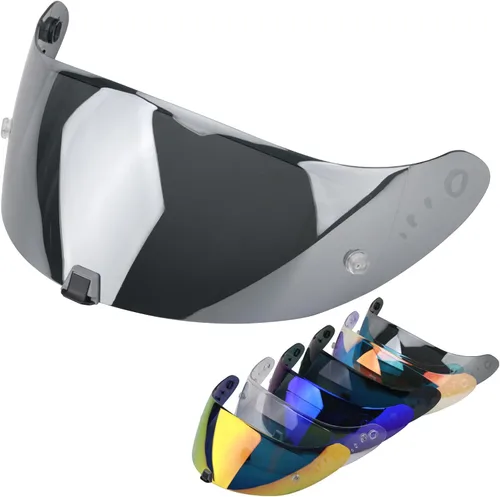 Vista 8 de Visera para Casco Compatible con T520 ST1400 para Motocicleta, Visor R1 Air para Cara, Protector de Casco, Accesorios de Reemplazo, Visera para Rojo