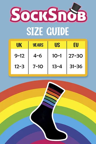 Vista 8 de Sock Snob - Paquete de 3 calcetines de algodón a rayas coloridas para hombre y mujer