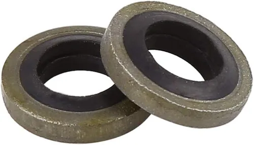 Vista 3 de X AUTOHAUX 25pcs M6 Tono Bronce Motor De Coche Drenaje De Aceite Triturado Plano Juntas De Arandela