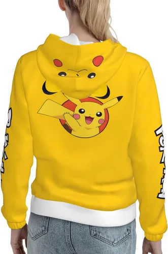 Vista 3 de Sudadera con capucha con estampado digital 3D realista y neutro, para mujer, temática de película de anime, cosplay, alce 1, S, Elf1