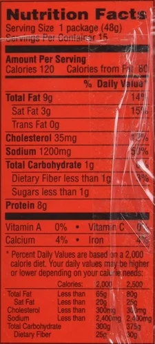 Vista 2 de PENROSE FIRE CRACKER GIANT RED HOT SALCHA CAJA DE 15CT