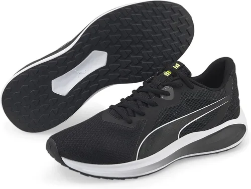Vista 6 de PUMA Tenis Twitch Runner para hombre Puma White-high Risk Rojo