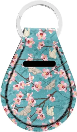 Vista 3 de Horeset Llavero de coche para mujer, diseño de girasol con letras de amor, juego de llaveros para parejas, llavero de chapstick, llavero con tarjeta